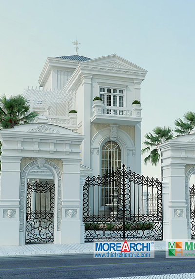  Thiết kế kiến trúc biệt thự tân cổ điển tại An Giang